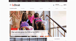 Desktop Screenshot of ledroit.com